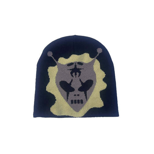 Alien Beanie Black